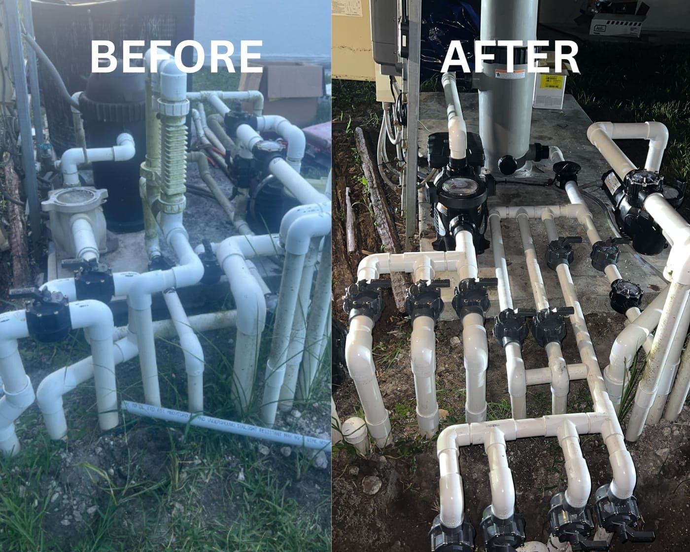 Equipment overhaul — pool project in Cooper City by JAF Pool & Patio